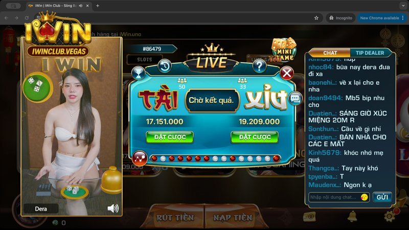 Đặt cược Tài xỉu online với dealer xinh đpẹ