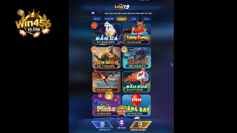 Top game săn hũ Win456
